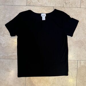 Vintage La Fete USA Black Short Sleeve Shirt, 4206